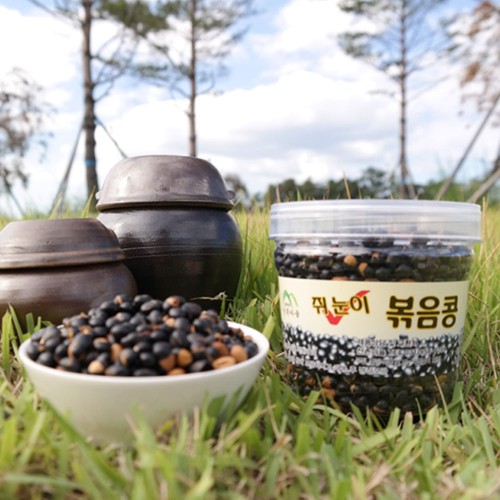 산촌마을 정윤자 명인 국산 쥐눈이콩 볶음콩 200g