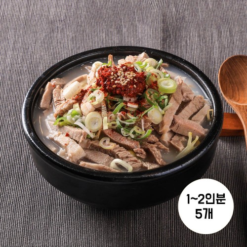 제주삼대국수 고기국밥 1~2인분 5개 set
