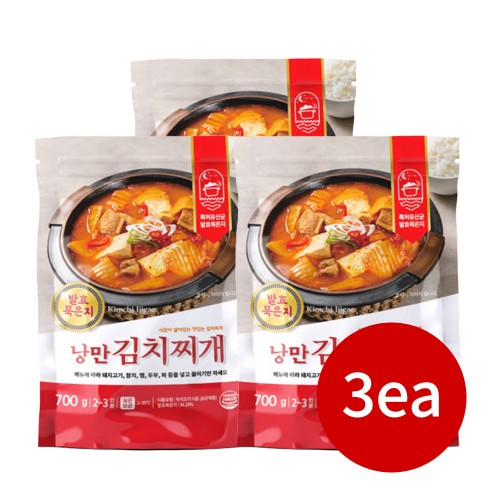 낭만 김치찌개 700g x 3팩