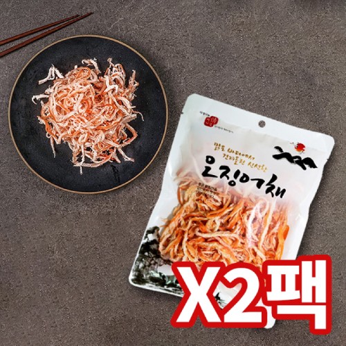 반찬가계 홍진미 오징어채 150gx2봉