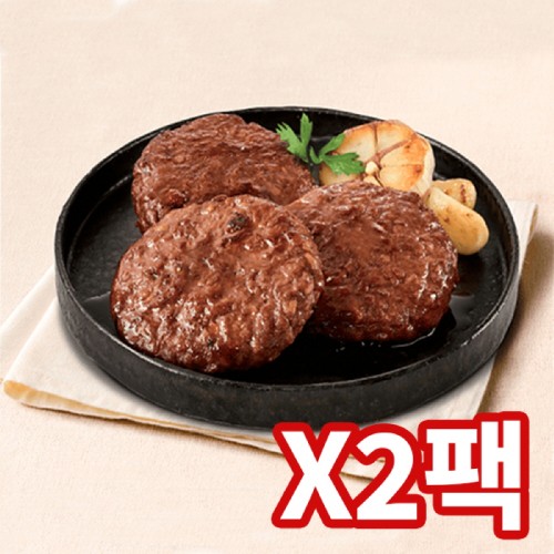 식객만찬 100% 한돈 육즙팔팡 떡갈비 360gx2팩