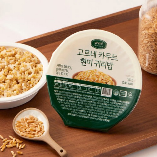 고르네 카무트 현미 귀리 곤약 즉석밥 150g X 10개 2종 택1