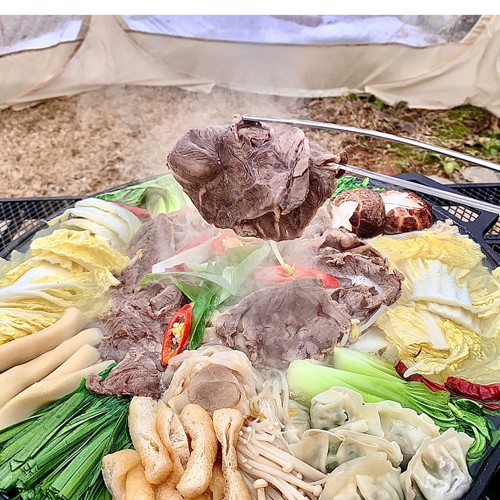 아롱사태 스지전골 푸짐한 수육전골 890g