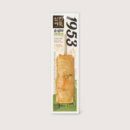 [삼진어묵] 순살바 야채맛 80g*10개