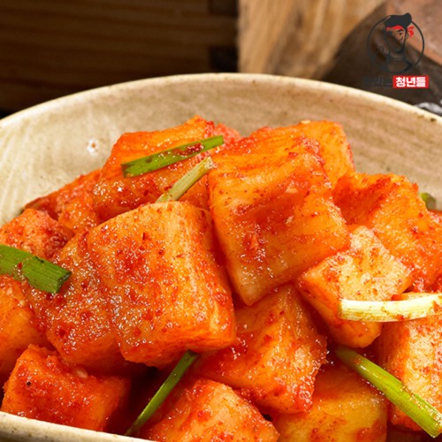 [맛잇는청년들] 국내산 HACCP 전라도 깍두기 10kg