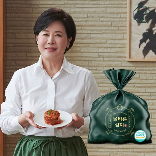 올바른김치 100% 국내산 프리미엄 포기김치 7kg