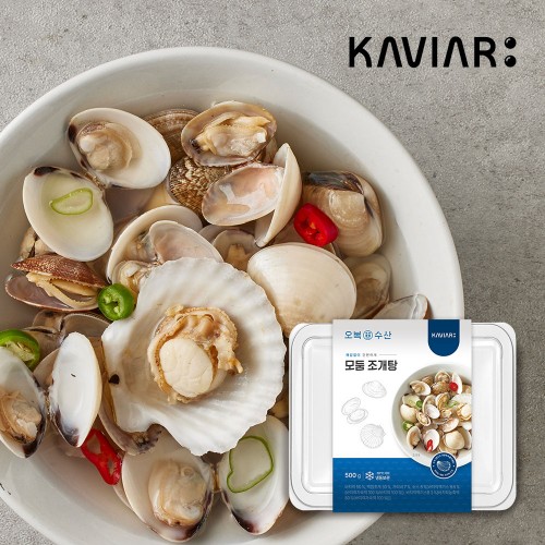 오복수산 모듬 조개탕 500g X 3EA