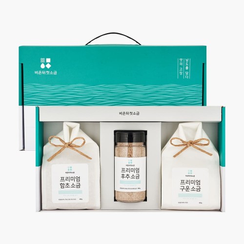 첫소금 프리미엄 소금 선물세트 6호
