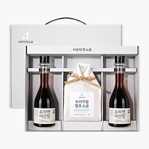 첫소금 어간장 세트 3p(어간장*2+함초 400g)