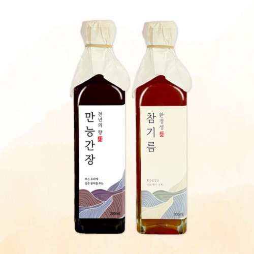 한정성 만능간장1병+참기름1병