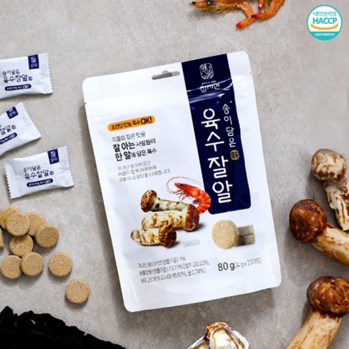 [요리를하다] 송이담은 국내산 만능육수 4gx20알