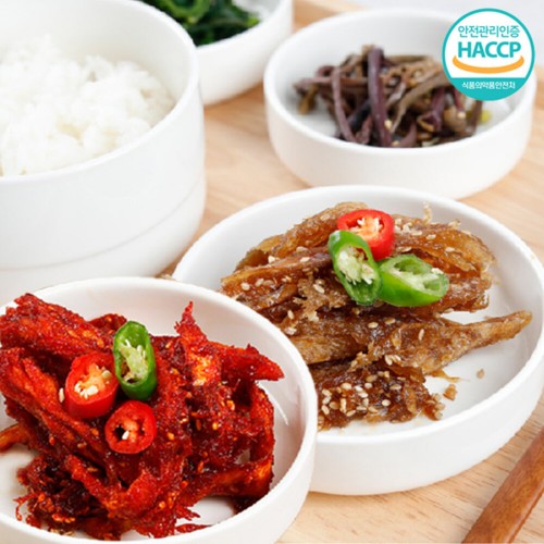 [강원도농수특산물인증] 달콤황태무침 350g+매콤황태무침 350g