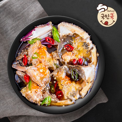 국민쿡 알배기 간장게장 냉동간장게장 1.2kg(2미)