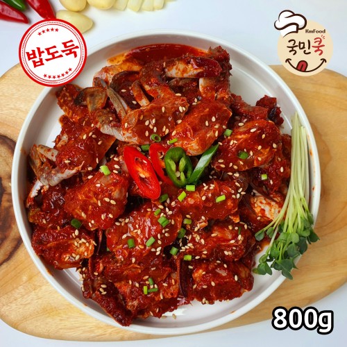 밥도둑 국민쿡 양념 한입게장 800g