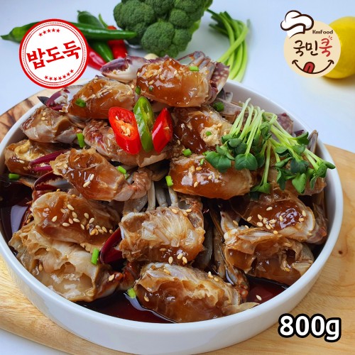 밥도둑 국민쿡 간장 한입게장 800g