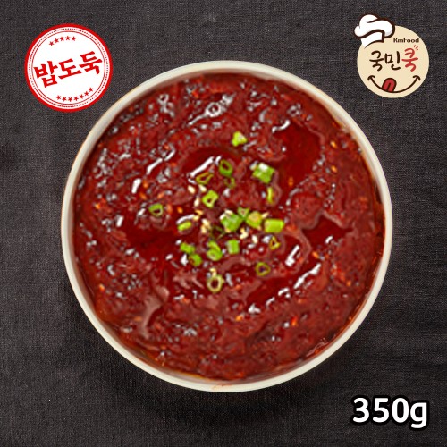 밥도둑 국민쿡 양념 순살게장 양념꽃게장 350g