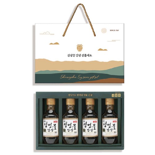 신앙촌 정성 4호 /양조 생명물간장 360mL×4