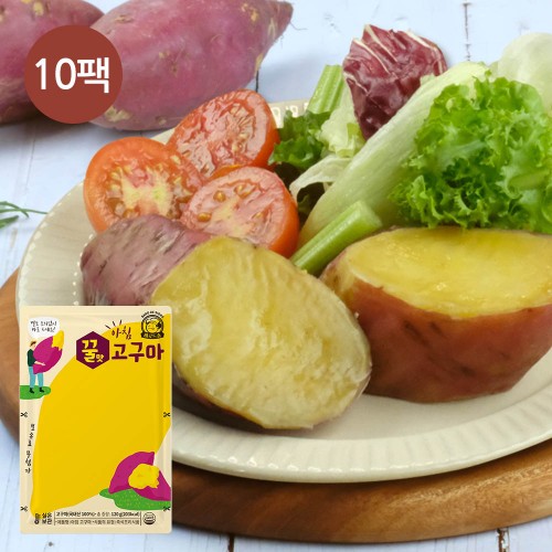바로드숑 아침 꿀맛고구마(통) 120g x 10팩