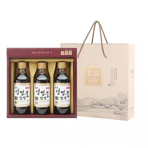 [신앙촌] 명품 S1호 /생명물간장 500mL×3