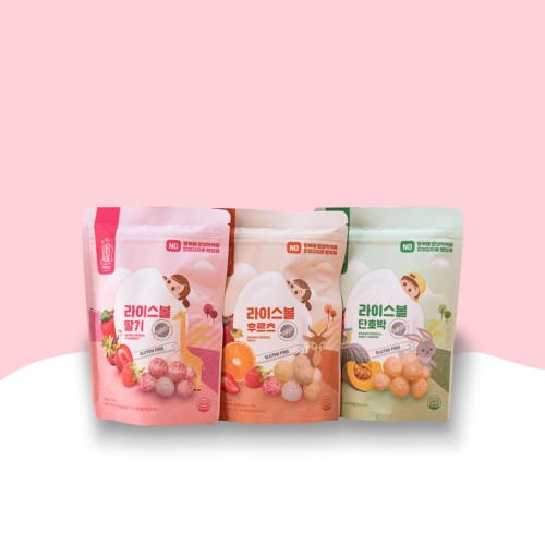 [헵시바F&B] 아비삭 라이스볼 푸짐 선물세트(각 3봉씩 총 9봉)