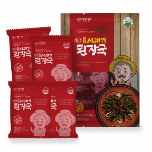 뚝딱 얼큰시래기 된장국 50g(10g*5블럭)*5개