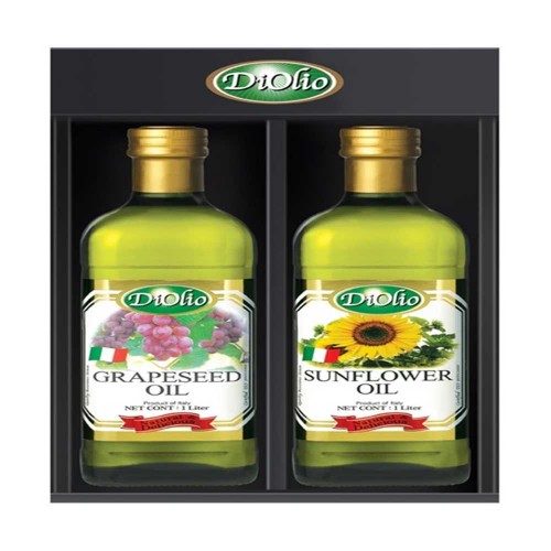 디올리오 차밍셋트 C-3/포도씨유1000ml*1병+해바라기씨유1000ml*1병