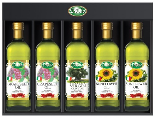 디올리오 플래티늄 셋트 S-1/엑스트라 버진 올리브유1000ml*1병+포도씨유 1000ml*2병+해바라기씨유1000ml*2병