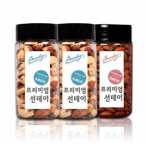 선데이견과 브라질넛230g*2+아몬드240g
