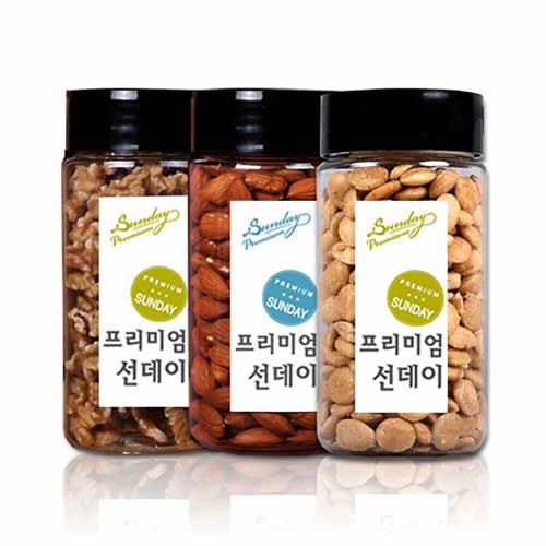 선데이견과 사차인치200g+호두130g+아몬드240g