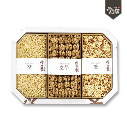 [롯데백화점-정과원] 잣 호두세트 (진)