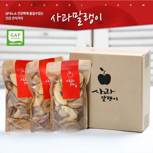 사천감마루 사과말랭이 70g 6봉(1세트)