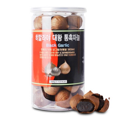 고이담은 히말라야 대왕 통흑마늘 500g(30알)/120일간 숙성발효