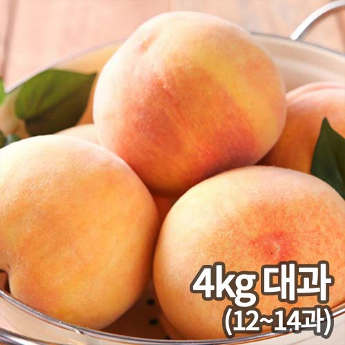 굿앤팜 의성 햇살어린 백도 4kg 대과 (12~14과)