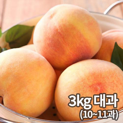 굿앤팜 의성 햇살어린 백도 3kg 대과 (10~11과)