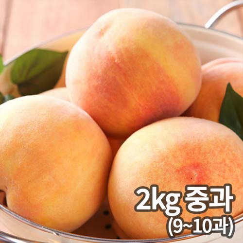 굿앤팜 의성 햇살어린 백도 2kg 중과 (9~10과)