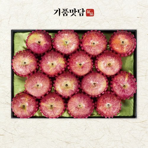 [기품맛담] 명품 고당도 사과 선물세트 5호 (14-17입/대과/ 5kg내외)