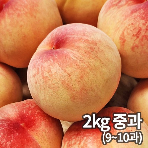 굿앤팜 의성 햇살어린 황도 2kg 중과 (9~10과)