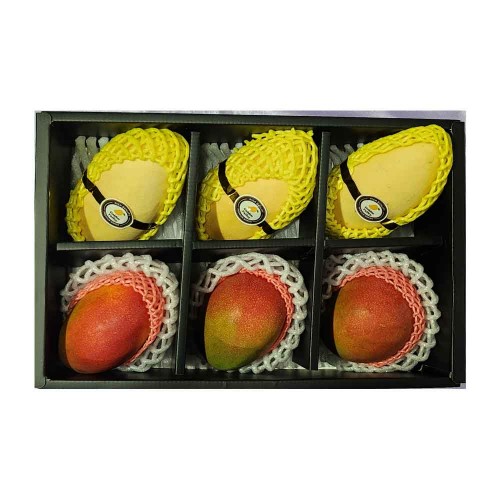 [선물세트]혼합 애플망고3 (개당 400g 내외)태국망고3 (개당 330g 내외)