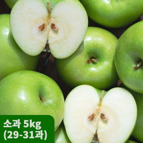 산지직송 경북 새콤달콤 아오리사과 가정용 아오리사과 소과 5kg (29-31과)