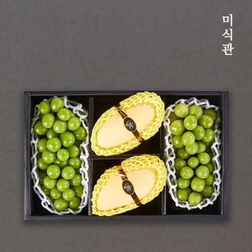 [미식관] 과일혼합 실속세트 2호(골드망고400g*2과+샤인머스캣650g*2과)