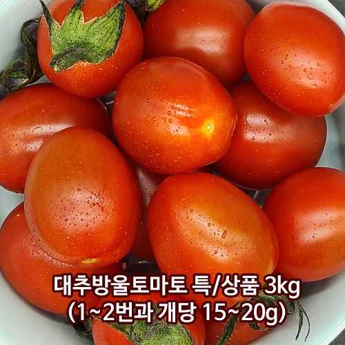 대추방울토마토 3kg(1~2번과)