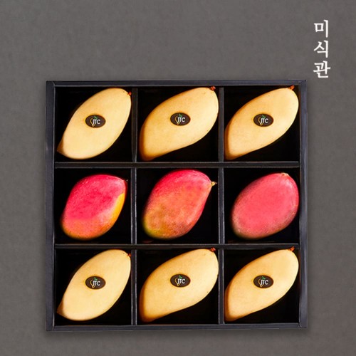 [미식관] 과일혼합 실속세트 1호(골드망고 310g*6과+애플망고 400g*3과/3.1kg내외