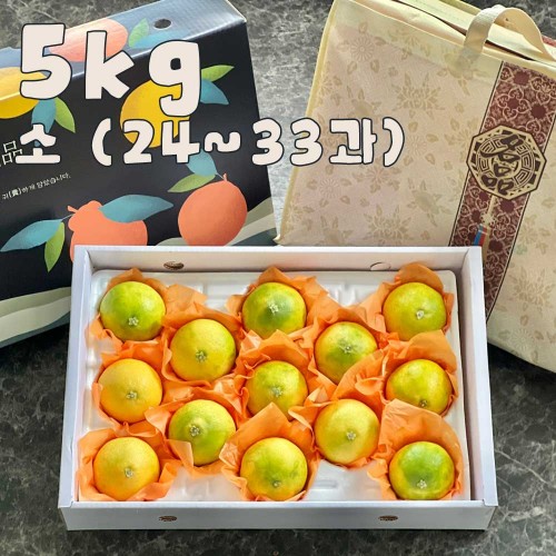 제주 프리미엄 황금향 선물세트 5kg 소 (24-33과)