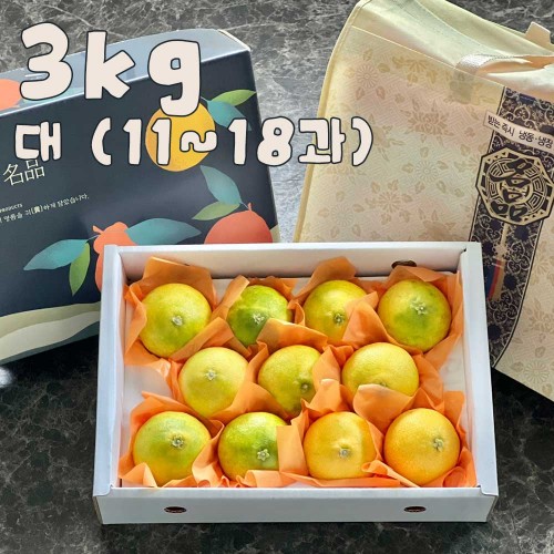 제주 프리미엄 황금향 선물세트 3kg 대 (6-9과)