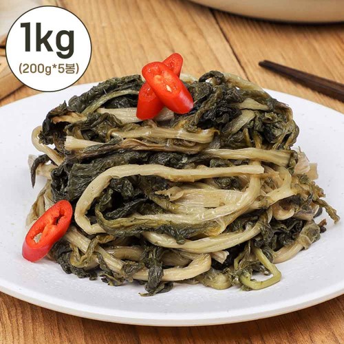 [청년농가] 국산 고랭지 양구 펀치볼시래기 1kg (200g x5봉)