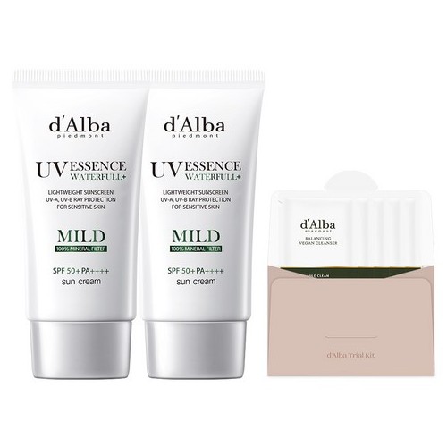 달바 비건 워터풀 마일드 선크림 SPF 50+ PA++++, 50ml, 2개