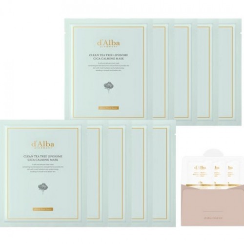 달바 클린 티트리 리포좀 시카 카밍 마스크 25ml 10p, 1개